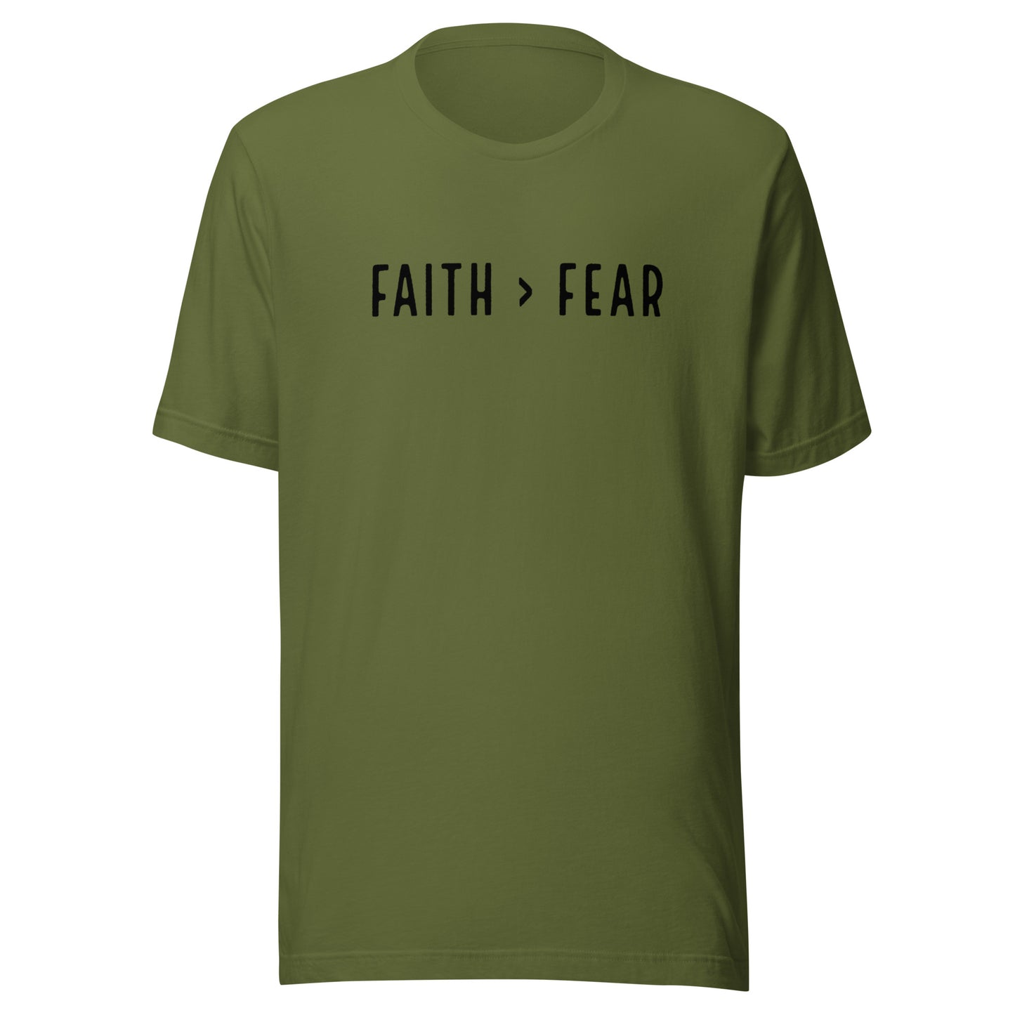 Faith > Fear t-shirt