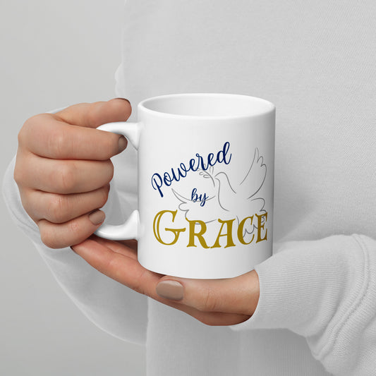 Powered by Grace Christian Mug