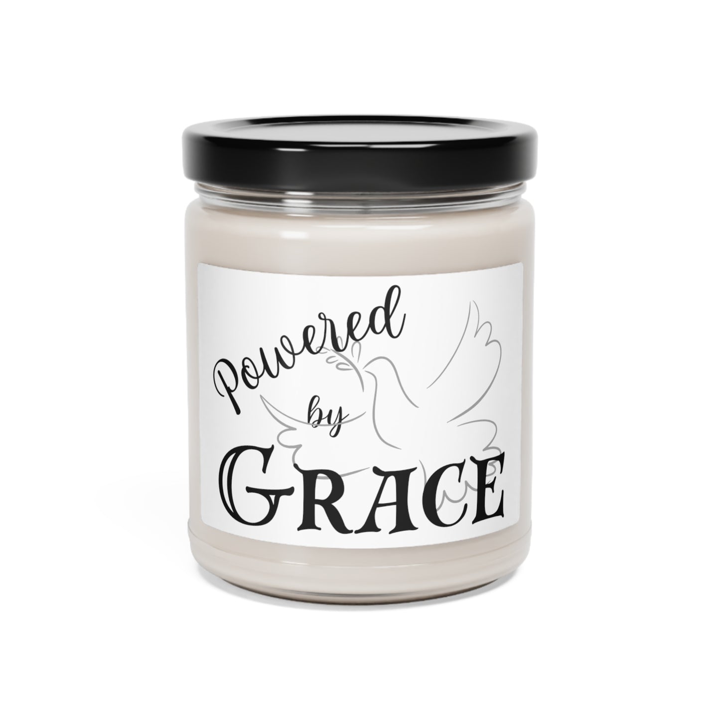 Powered by Grace Scented Soy Candle, 9oz