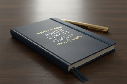 Amor Vincit Omnia Journal Close-Up