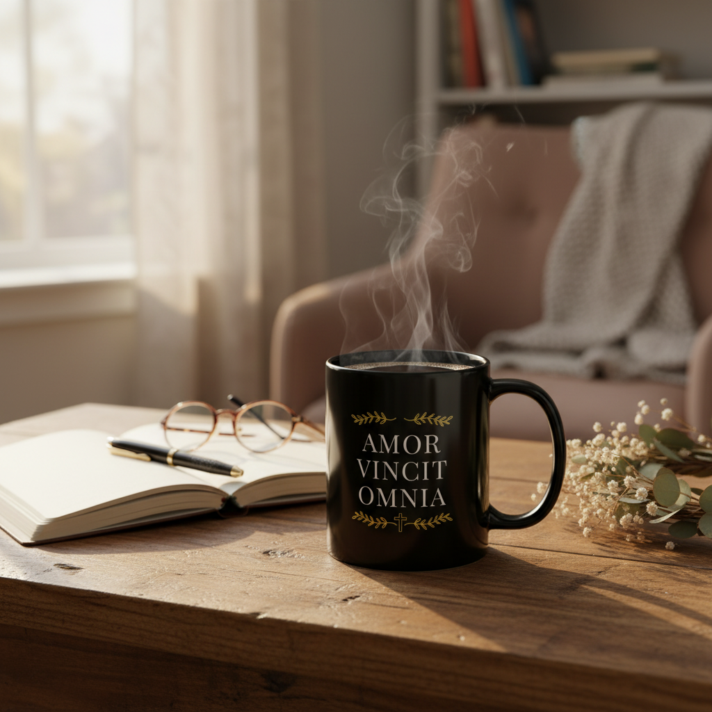 Amor Vincit Omnia Mug Hero