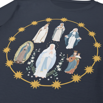 Closeup of Marian apparitions design