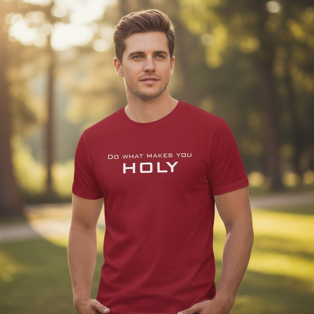Do What Makes You Holy Christian T-Shirt Hero Image