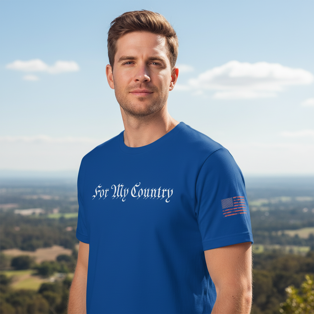 For My Country Patriotic T-Shirt Hero Image