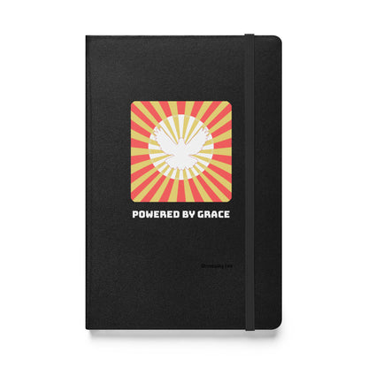 Powered by Grace Hardcover Bound Notebook