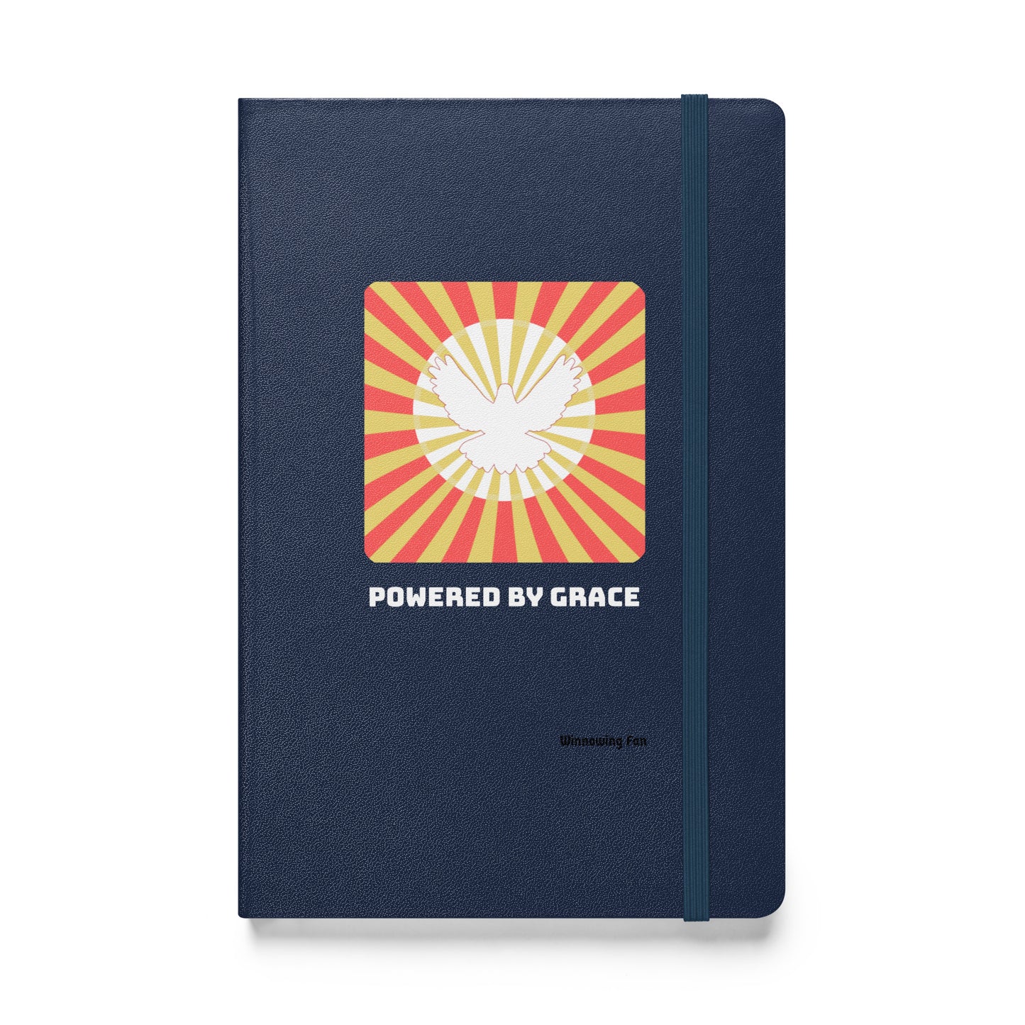 Powered by Grace Hardcover Bound Notebook