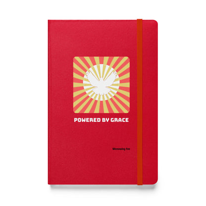 Powered by Grace Hardcover Bound Notebook