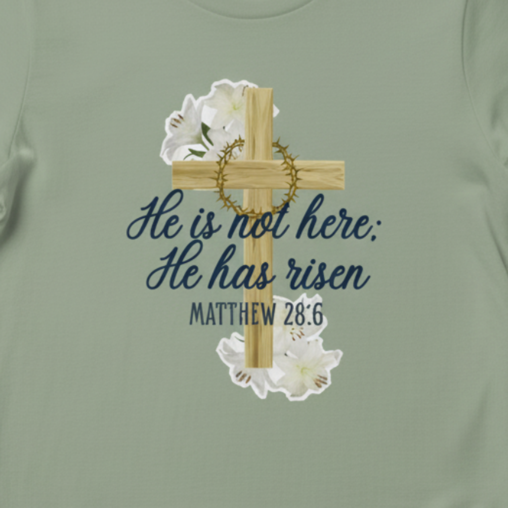 He is Not Here Closeup - Revised