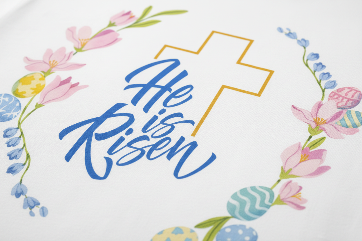 He is Risen Close-Up Detail