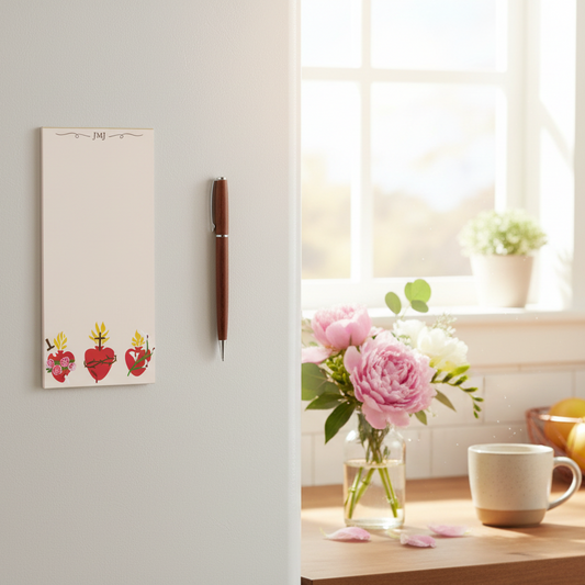 Holy Hearts Catholic Notepad Lifestyle