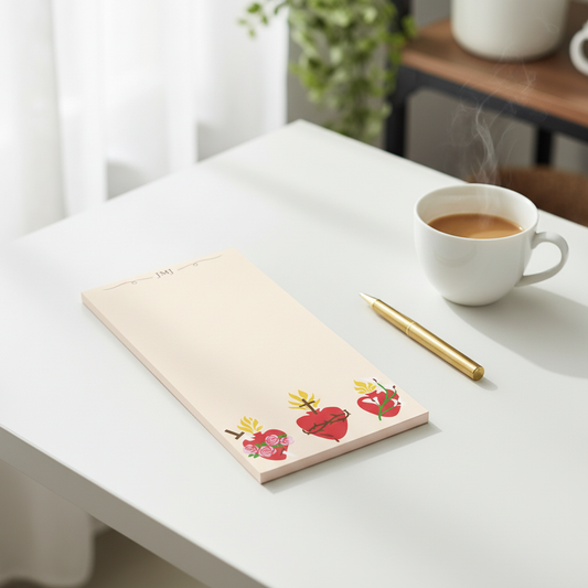 Holy Hearts JMJ Notepad Hero Image
