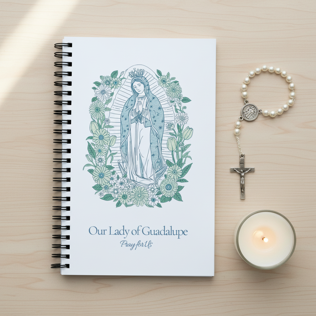 Our Lady of Guadalupe Journal Hero - Top Down