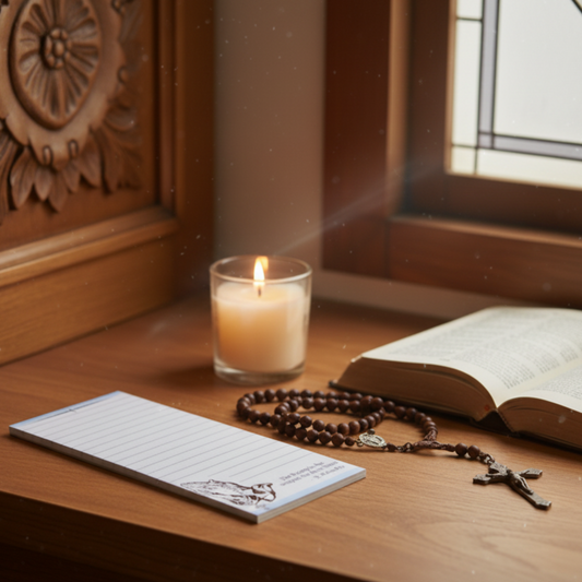 Rosary Catholic Notepad Lifestyle