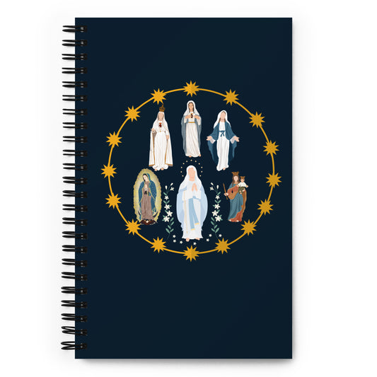 Mother Mary Spiral Notebook