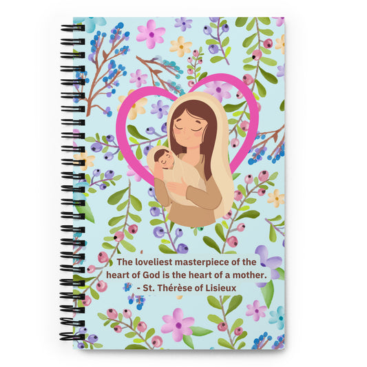 Heart of a Mother Spiral Notebook