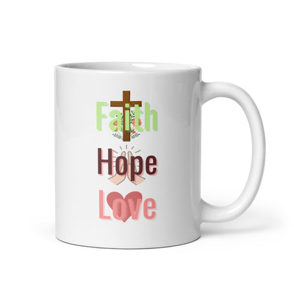 Faith Hope & Love Mug